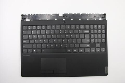 Верхняя панель с клавиатурой (топкейс) для ноутбука Lenovo Legion Y540-15IRH с подсветкой, черная, раскладка - английская (5CB0U42728)