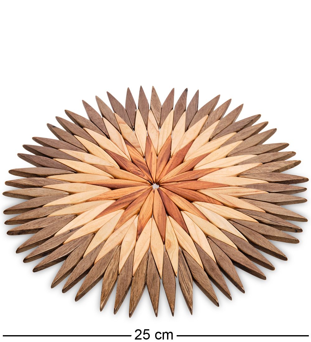 Народные промыслы ДР-500/1 Подставка под горячее, круглая 25х25