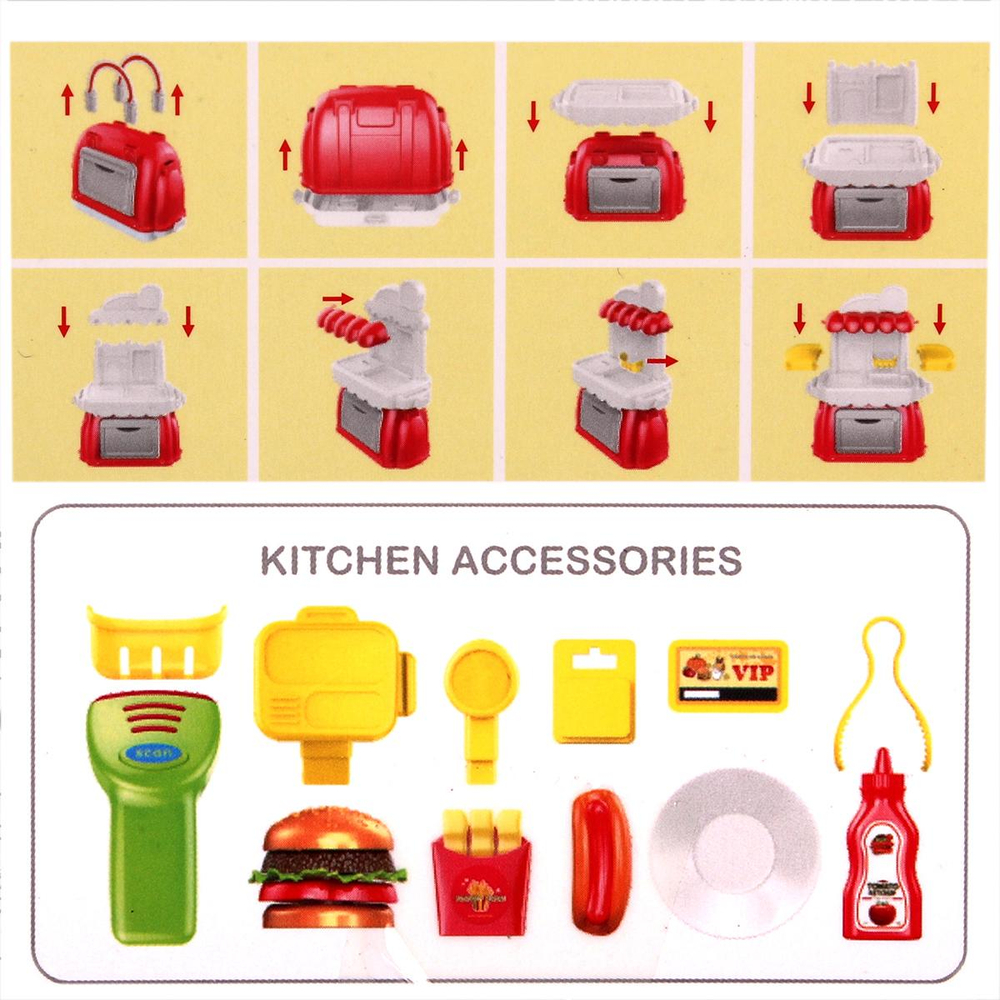 Игровой модуль Кухня, чемодан W839A