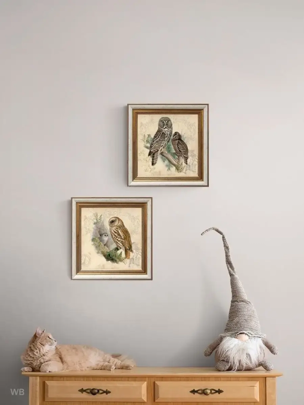 Картина на стену интерьерная на холсте 25х25см