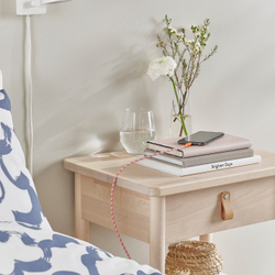 IKEA LILLHULT  (ИКЕА ЛИЛЛХУЛТ)  -  USB-C - Lightning, оранжевый/розовый, 1,5 м
