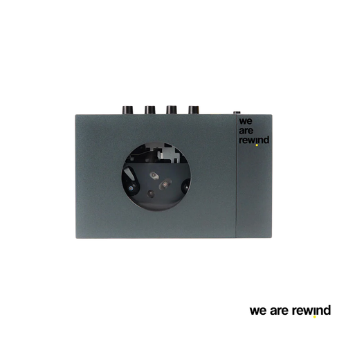 We Are Rewind Cassette Player Grey