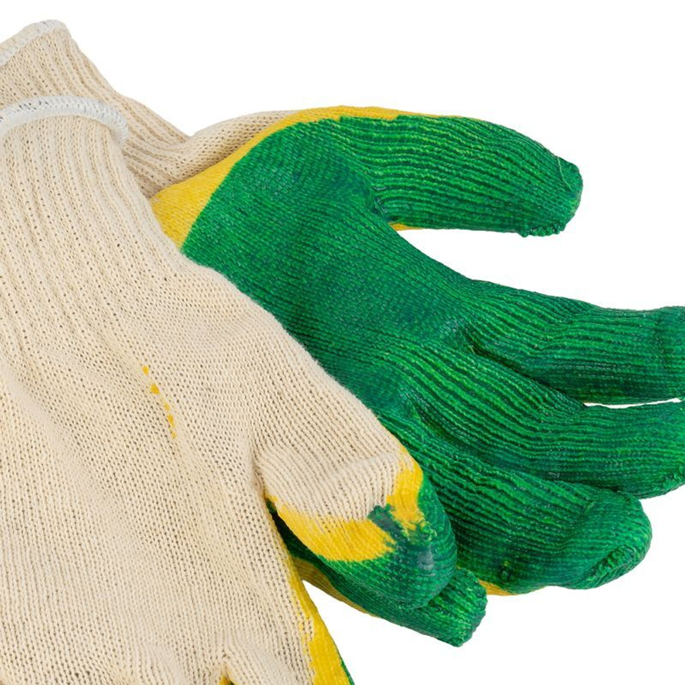 Перчатки х/б утепленные с двойным обливным латексным покрытием