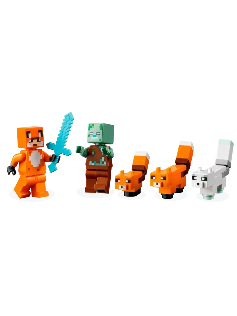 Конструктор Minecraft Майнкрафт Лисья Хижина - 193 детали