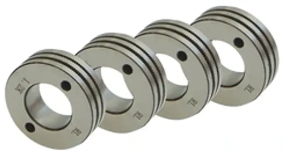 Ролики из порошковой проволоки 1,0/1,2 Fubag для DRIVE INMIG DW, 4 шт