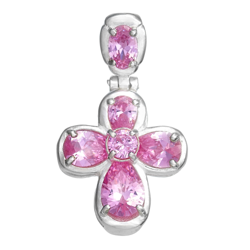 Крест из серебра/С камнями