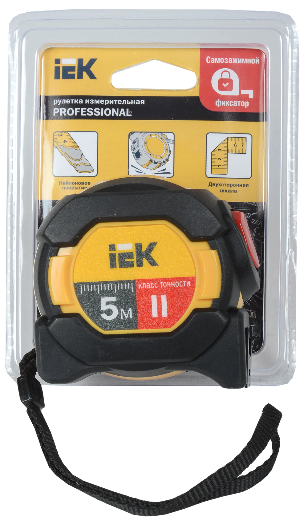 Рулетка измерительная PROFESSIONAL 5м IEK
