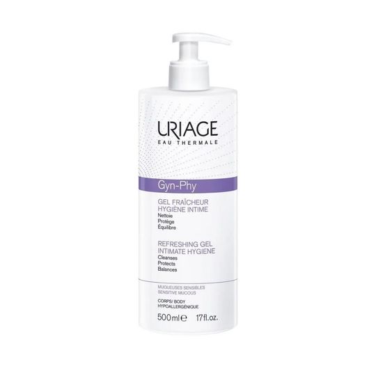 Uriage Gyn-Phy Refreshing Gel Intimate Hygiene Освежающий гель для интимной гигиены, 500 мл