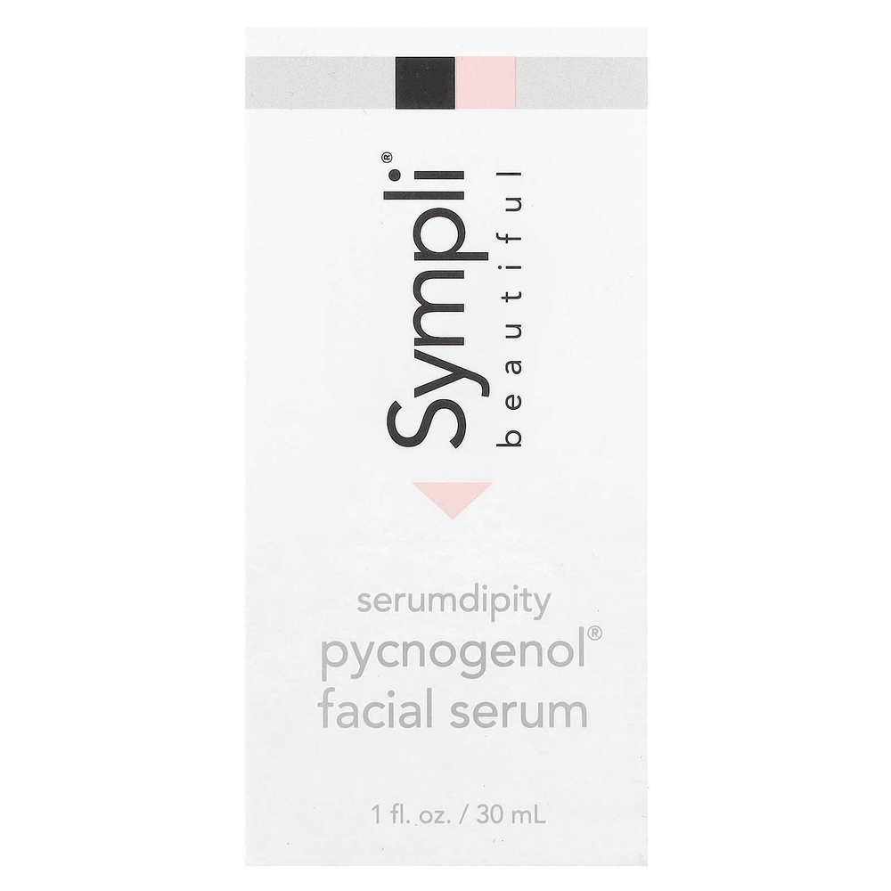 Sympli Beautiful, Serumdipity, сыворотка для лица с Pycnogenol®, 30 мл (1 жидк. унция)
