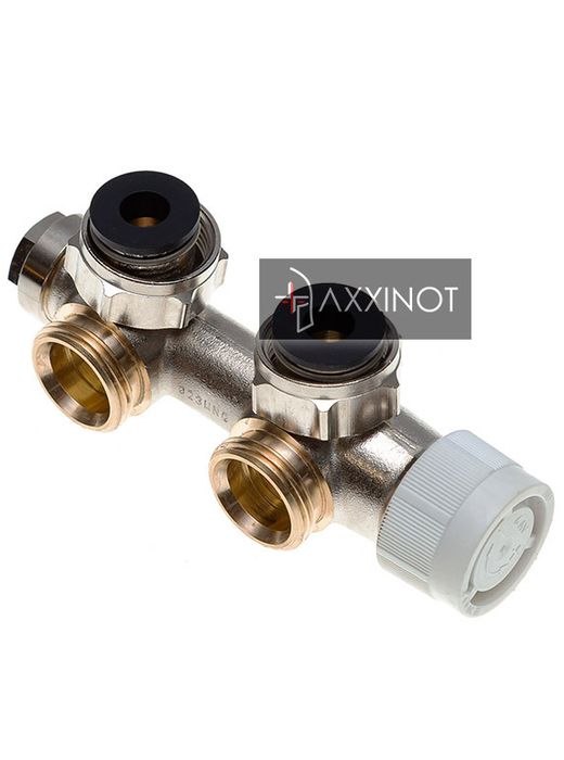 Multiblock T угловой для 2-трубных систем 1/2" НР х 3/4" НР