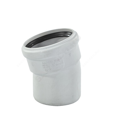 Отвод PP-MD бесшумный светло-серый Skolan Safe SKB Дн 110х15гр (DN110) б/нап в/к Ostendorf 335100