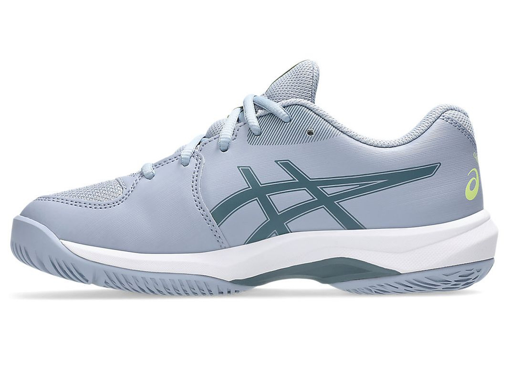 Детские теннисные кроссовки Asics Gel-Game GS - grey blue/ironclad