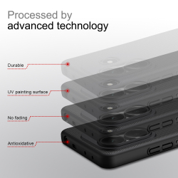 Тонкий жесткий чехол от Nillkin для смартфона Xiaomi Redmi Note 14 5G, серия Super Frosted Shield