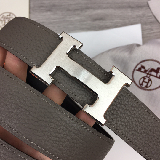 Двухсторонний ремень из зернистой кожи Togo