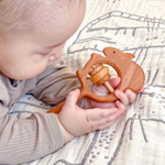 Деревянная погремушка Белочка  Леснушки