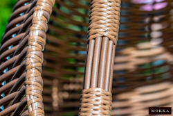 MOKKA MAJORCA подвесное кресло двухместное, цвет капучино