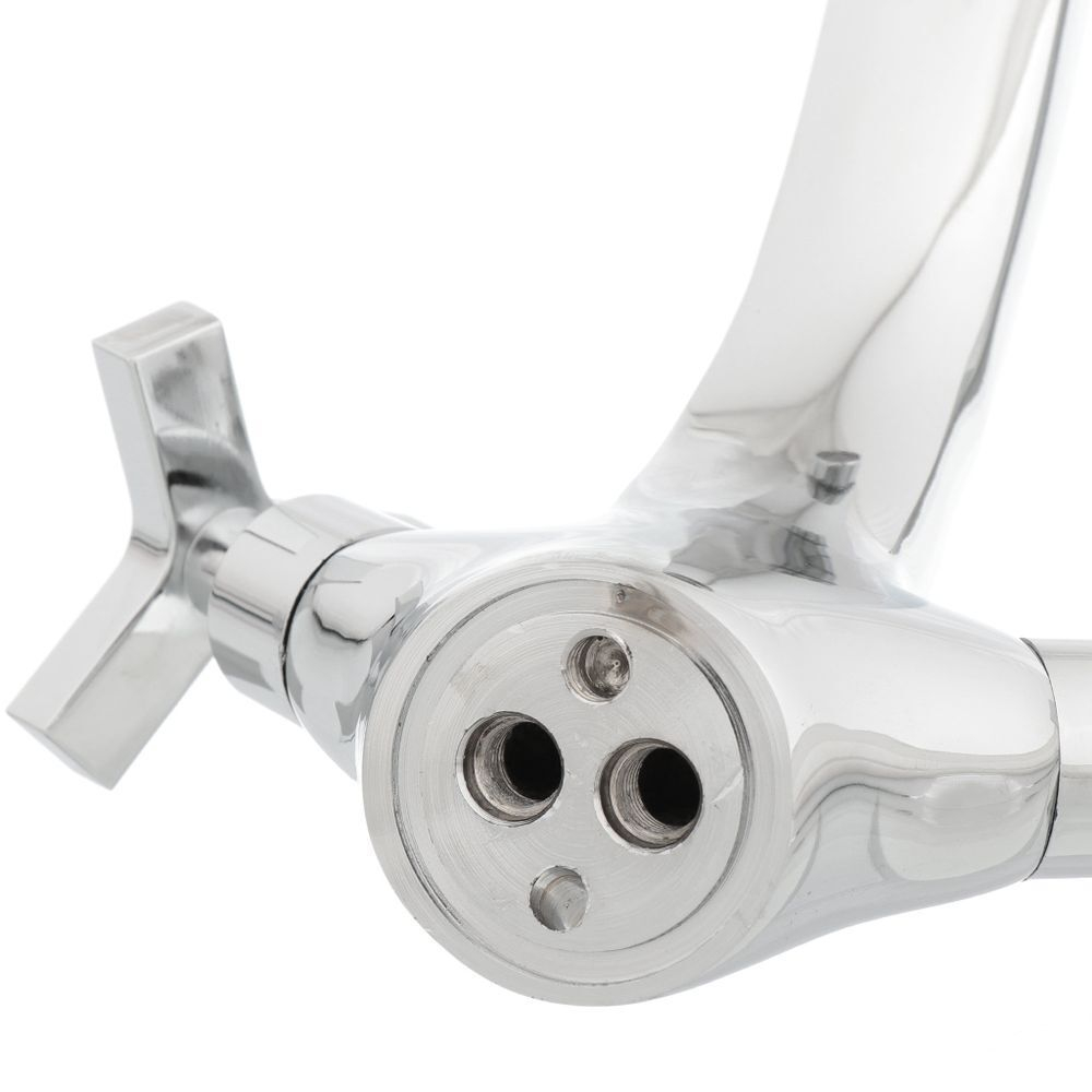 Смеситель для раковины, Frud, корот изл, с кран-буксой, хром, R10602