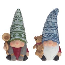 GAEM Фигурка декоративная "Гном", L7 W5,5 H15 см, 2в.