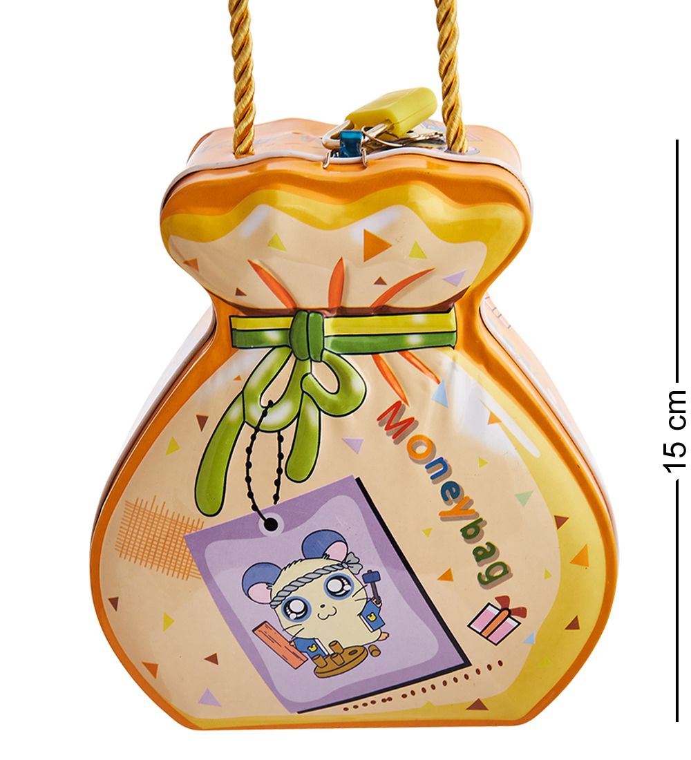 BX- 76/6 Металлическая копилка «Мешочек»