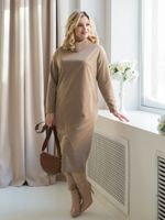 Платье 1290 песочный Novita (Акция)