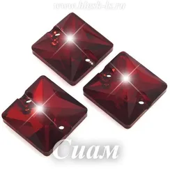 Пришивной квадрат Solvo с 2 отверстиями, Сиам