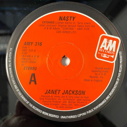 Винтажная виниловая пластинка LP Janet Jackson Nasty (Англия 1986)