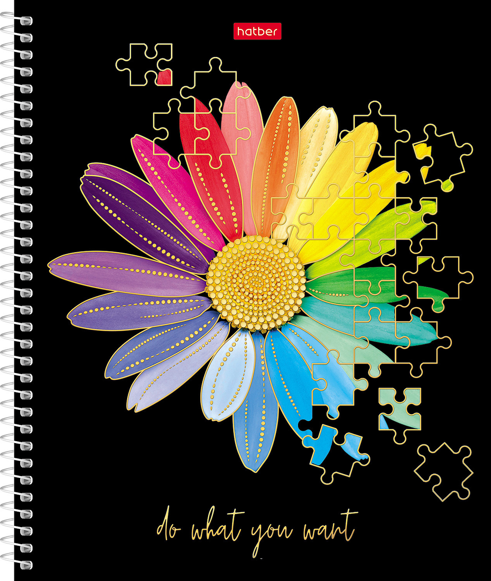 Блокнот А5 7БЦ гребень 120л "Бал цветов" кл.