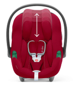 Коляска 3 в 1 Cybex Priam IV Rosegold complete и автокресло Aton B2 i-Size Dynamic Red Cozy Beige