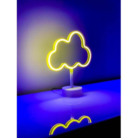 Светильник ночник неоновый Облако с USB в комплекте