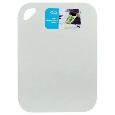 Доска разделочная гибкая 35см белый ротанг