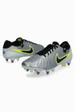 Бутсы Nike Tiempo Legend 10 Elite SG-PRO Player Edition - серебряный