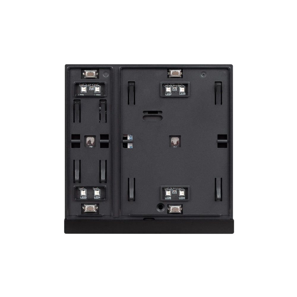 INTELLIGENT ARLIGHT Механизм панели KNX-302-22-IN Black (Bus) (IARL, IP20 Пластик, 2 года) 043108