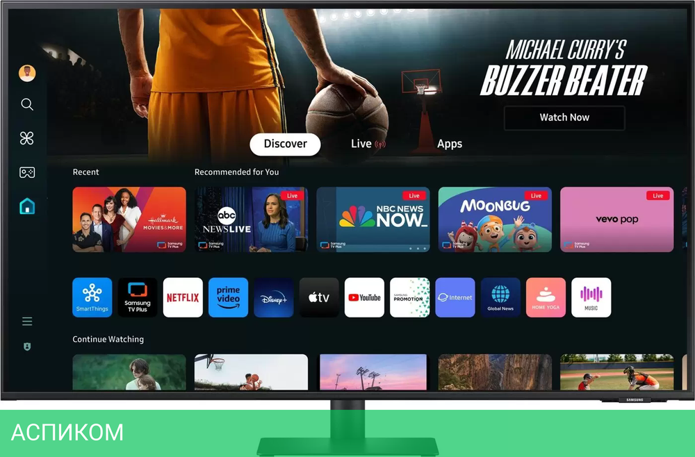 Smart монитор Samsung Smart M7 M70D S43DM700UI