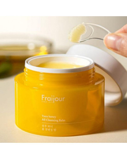 Evas Fraijour Yuzu Honey All Cleansing Balm гидрофильный бальзам для сияния кожи с прополисом и экстрактом Юдзу