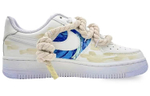 Кроссовки Nike Air Force 1 '07 "Triple White" Wmns (Женская размерная сетка)