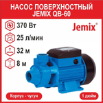 Вихревой насос JEMIX QB-60 (370 Вт)