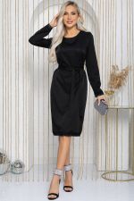 Платье Дефиле (черное) П12216-25 LT Collection