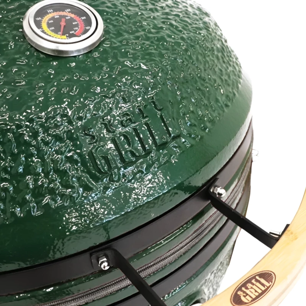 Start Grill SG 24 PRO CFG CHEF керамический гриль 61 см/24 дюйма (зеленый) SG24PROCFGCHEFG