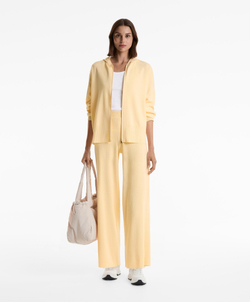 OYSHO Широкие брюки из рубчатой ткани, желтый