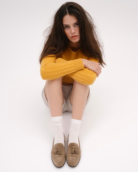 Носки с добавлением шелка Яичный белок