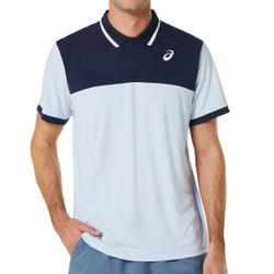 Мужское теннисное поло Asics Court Polo Shirt - soft sky/midnight
