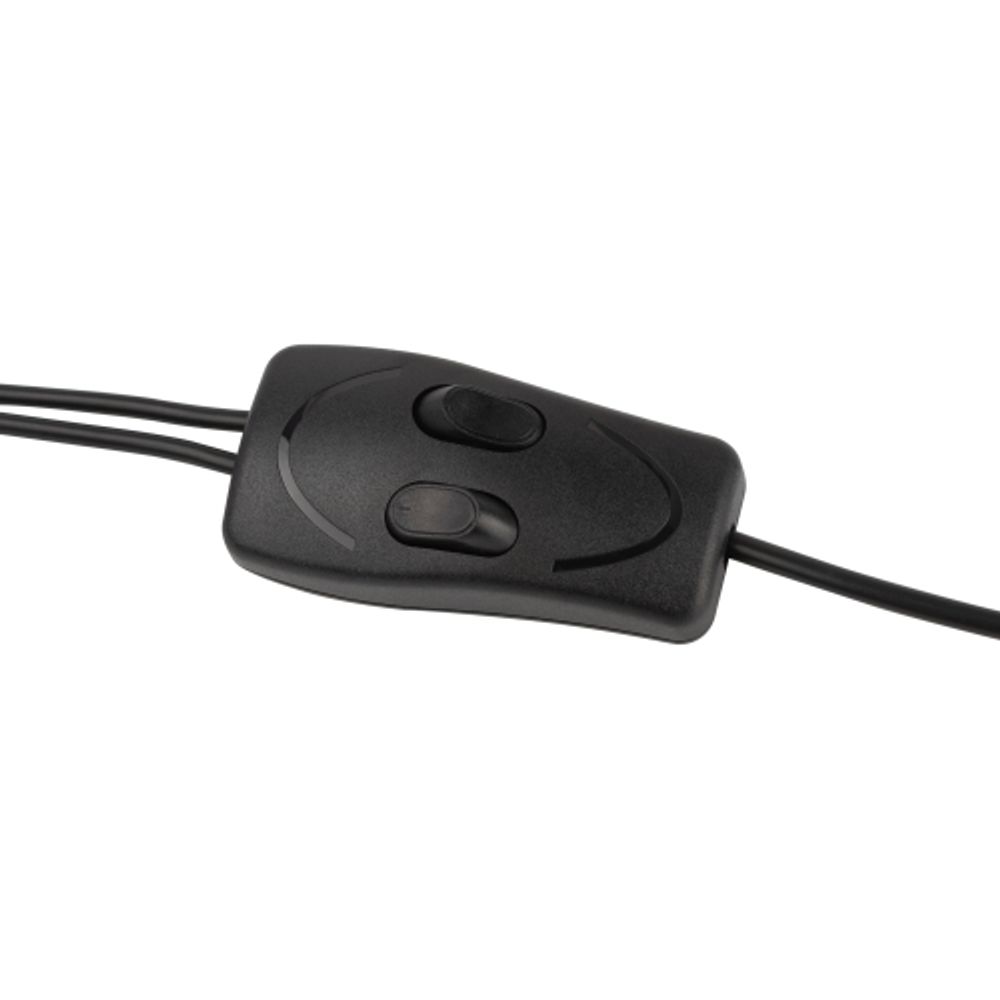 Светильник для растений на прищепке ЭРА FITO-20W-АLED-N красно-синего спектра 12 Вт черный