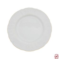Тарелка Bernadotte Белый узор 25 см(1 шт)