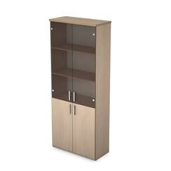 2Ш.005.3 Шкаф для документов высокий со стеклом (790*370*1960)