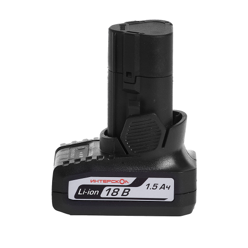 Аккумуляторный туннельный блок ИНТЕРСКОЛ БА-1,5/18, Li-Ion, 18 В, 1.5 Ач, 1 шт. (2400.016)