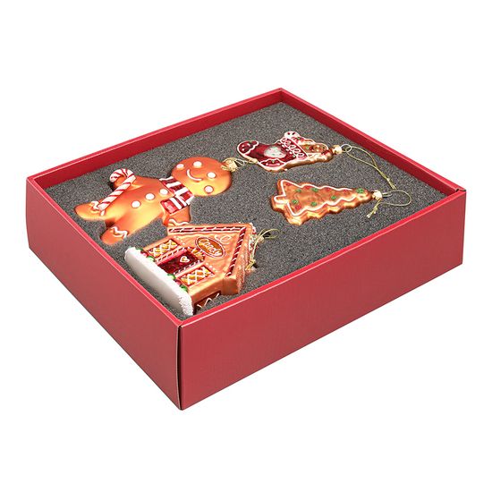 Набор ёлочных украшений ginger celebration коллекции new year essential