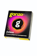Презервативы Ganzo Extase точечно-ребристые № 3 шт