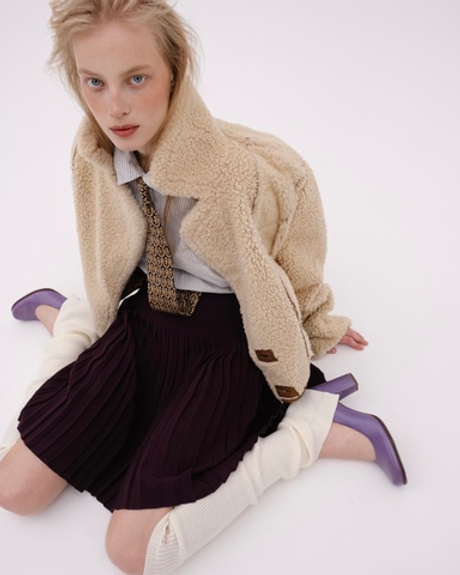 Гамаши с декорированным вырезом Бисквит