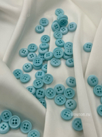 Пуговицы на прокол светло-голубые