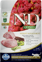 Сухой корм Farmina N&D Quinoa Cat Adult Weight Management с ягненком для кошек с избыточным весом 1,5 кг